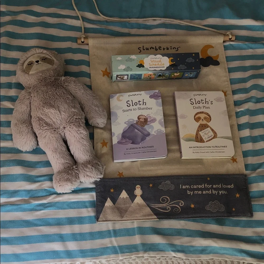 Slumberkins Sloth Routine Set - Picture 1 of 11